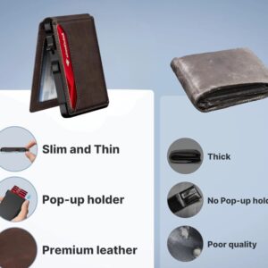 The Ultimate Smart Pop-Up Wallet: Slim, Secure, & RFID Protected