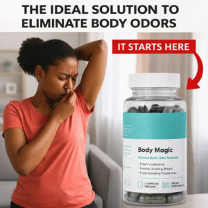 Chlorophyll capsules eliminate body odor