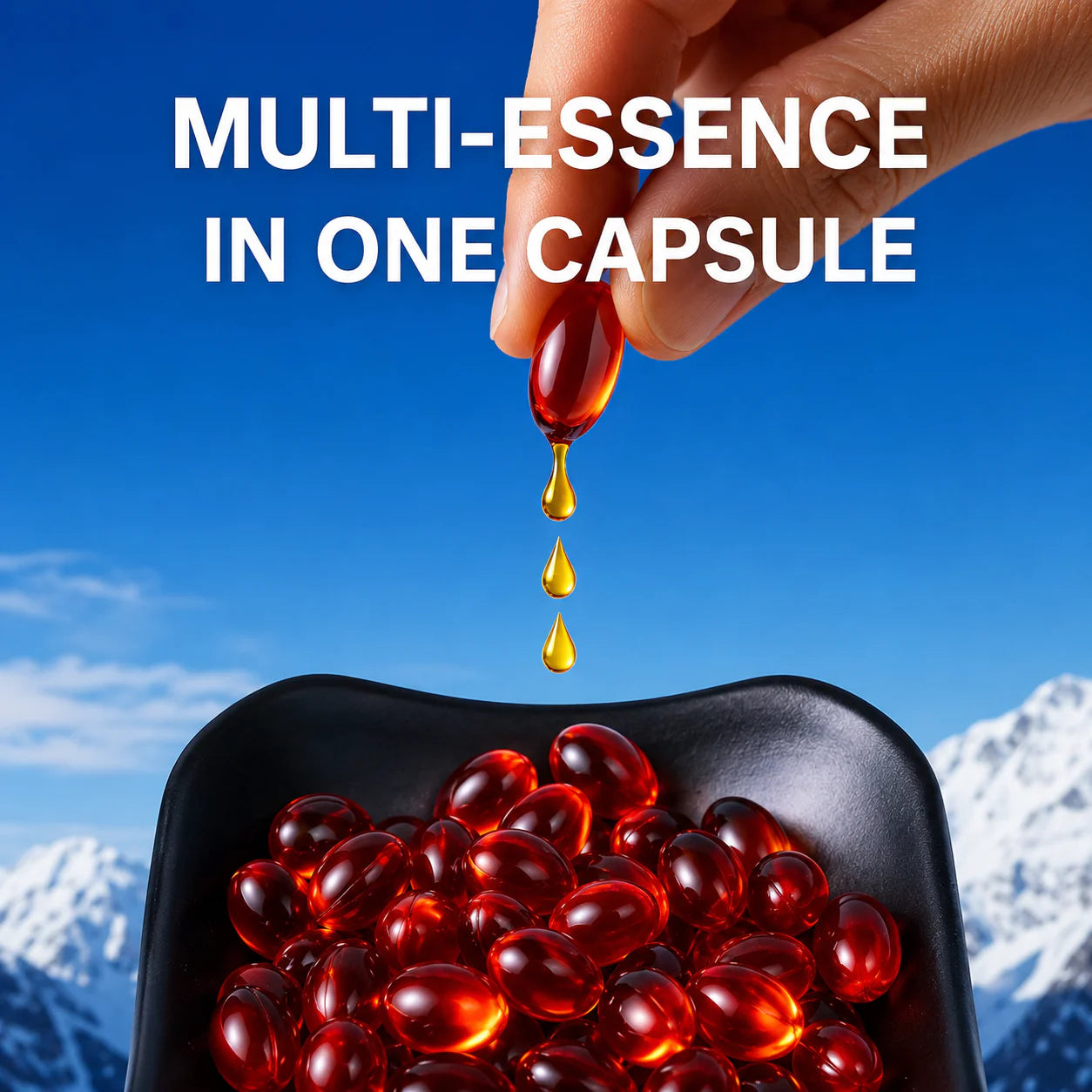 Krill Oil Capsules with Omega 3 and Astaxanthin