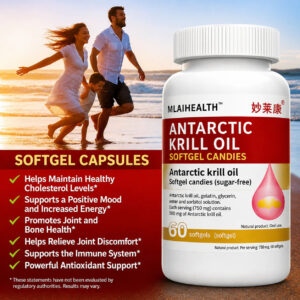 Krill Oil Capsules with Omega 3 and Astaxanthin
