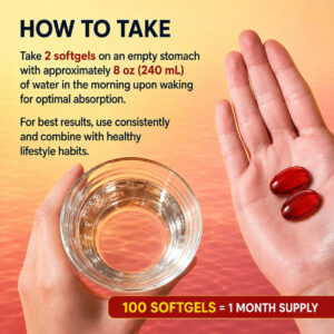 Krill Oil Capsules with Omega 3 and Astaxanthin
