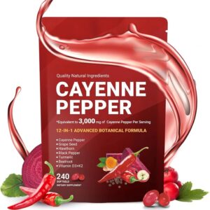 Cayenne Pepper - Dietary Supplement in Soft Capsules