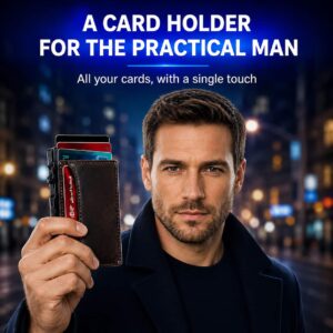 The Ultimate Smart Pop-Up Wallet: Slim, Secure, & RFID Protected