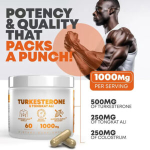 Turkesterone testosterone capsules Tongkat Ali