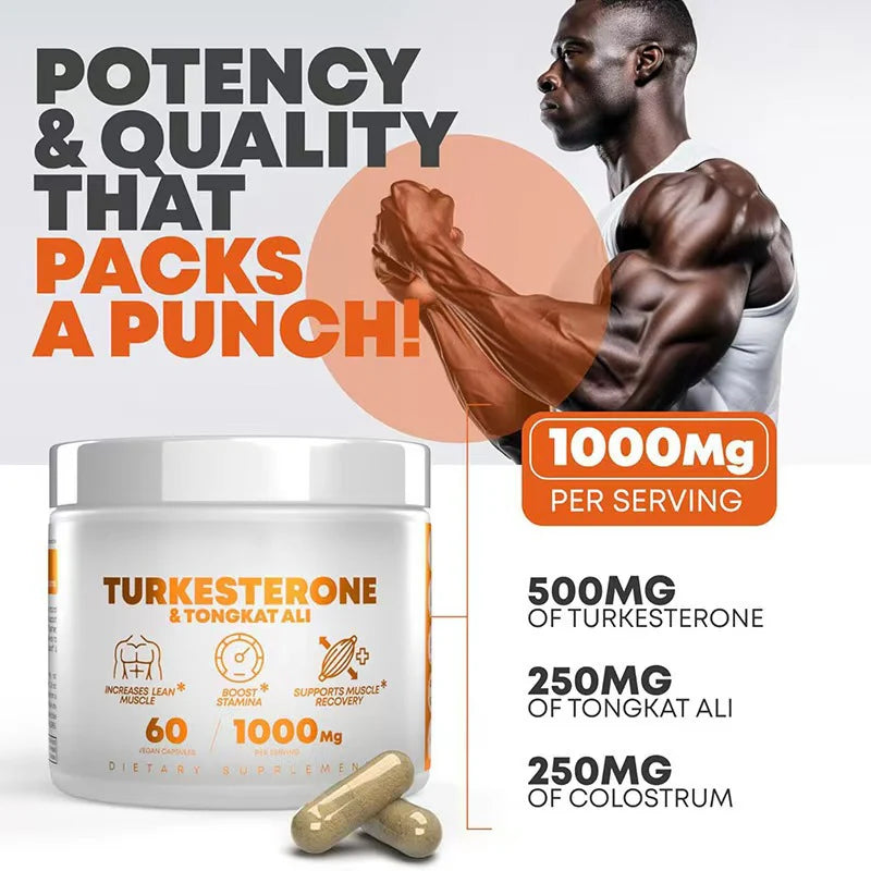 Turkesterone testosterone capsules Tongkat Ali
