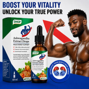 Liquid Ashwagandha drops for male energy