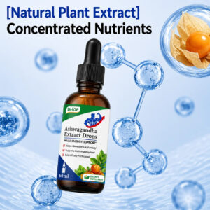 Liquid Ashwagandha drops for male energy
