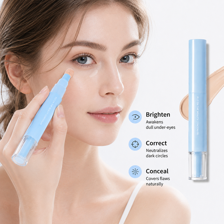 Limited Stock ⏰️! 24H Full-Coverage Concealer Pen – Lightweight & Blendable Formula - Image 2
