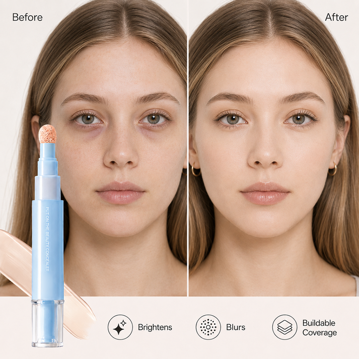 Limited Stock ⏰️! 24H Full-Coverage Concealer Pen – Lightweight & Blendable Formula - Image 3
